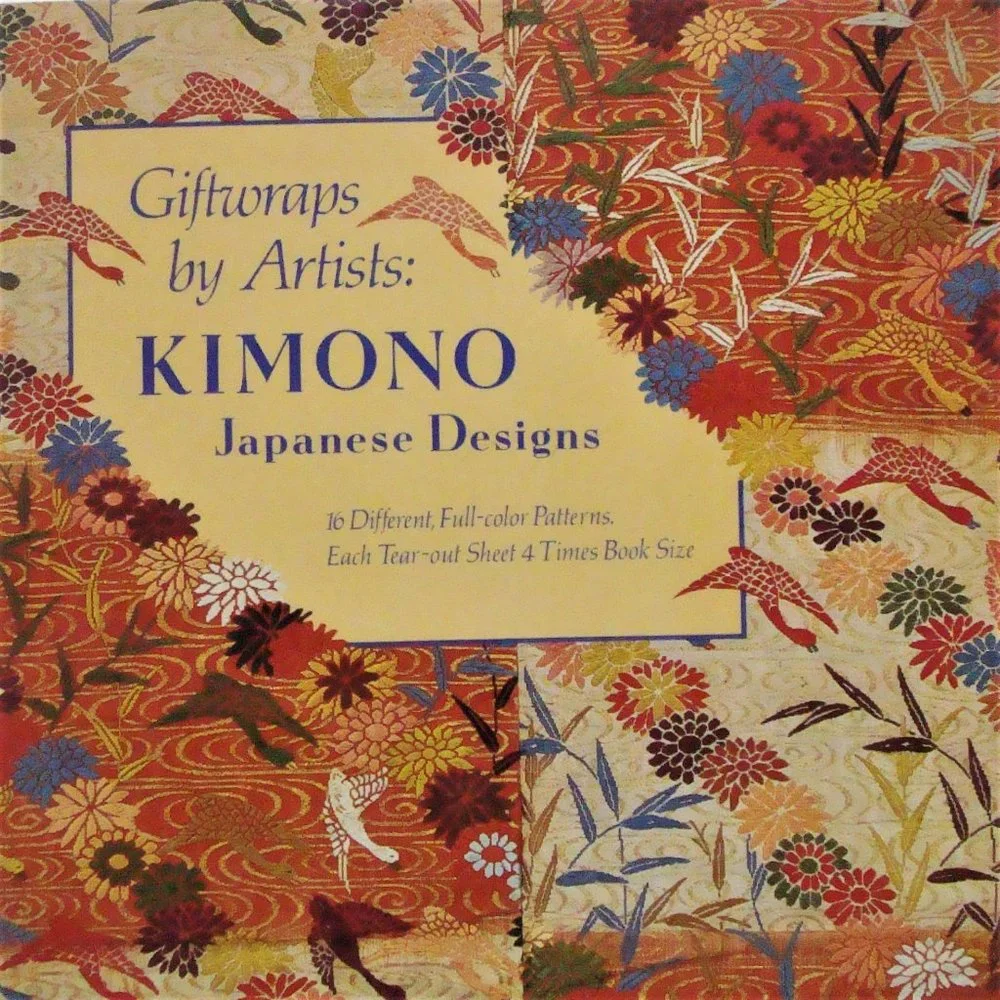 Giftwraps by Artists Kimono Japanese Designs Wrapping Paper